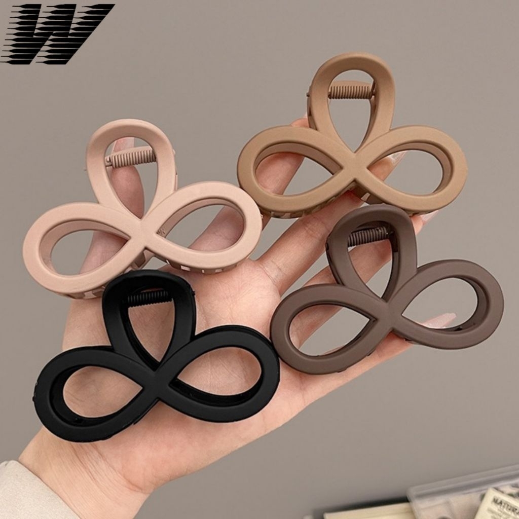 Jedai Rambut Cewek Model Korea Matte Jepitan Rambut Cewek Simple Pita Bentuk Bunga