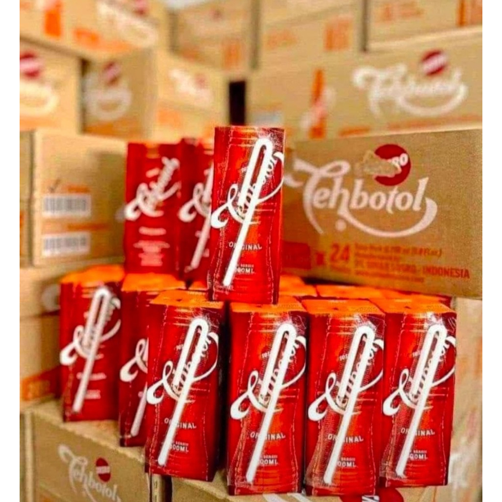 TEH BOTOL KOTAK SOSRO 1 DUS isi 24 pcs x 200 ml PADANG CEMILAN YUKI