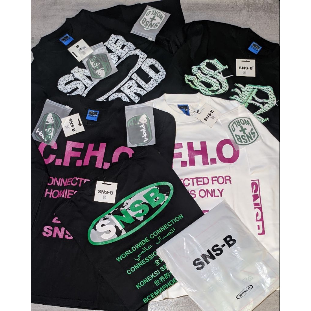 (100%ORIGINAL) SNSB CFHO|Long Sleeve|T-shirt|NEW|SNSB WORLD|LS CFHO|TS SNSB|Size S-L