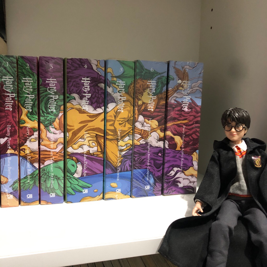 novel harry potter original terjemahan bonus figure