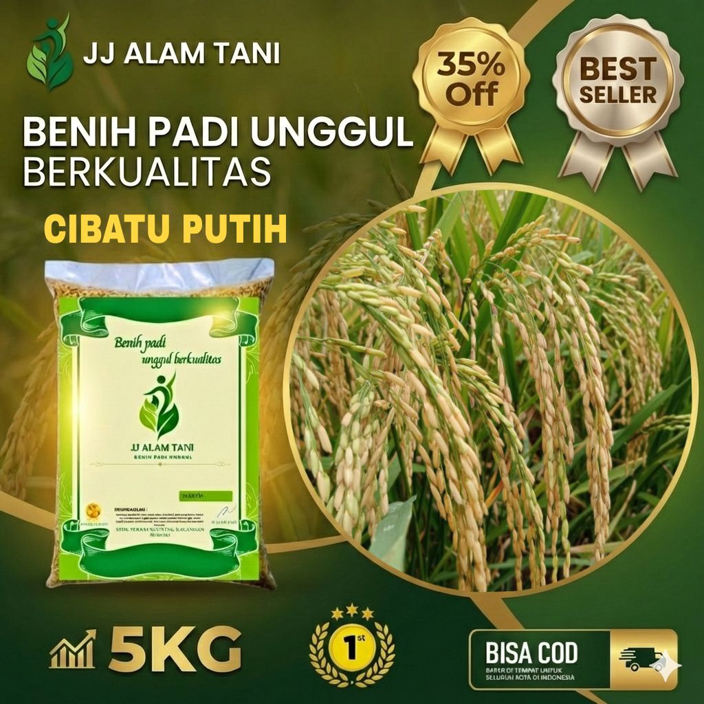 BENIH PADI CIBATU PUTIH KEMASAN 5KG