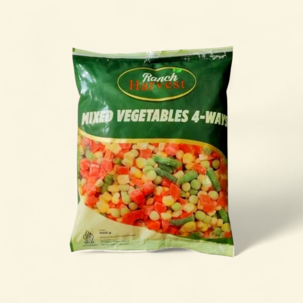 Sayuran Beku 1 Kg Mix Vegetables 4  Way - Super high quality KK Mix Vegetables 3 Way Premium