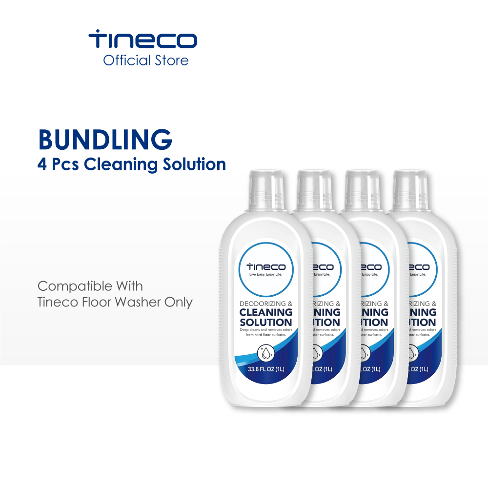 [BUNDLING] 4PCS Tineco Deodorizing and Cleaning Solution Cairan Pel Pembersih Lantai 1 Liter