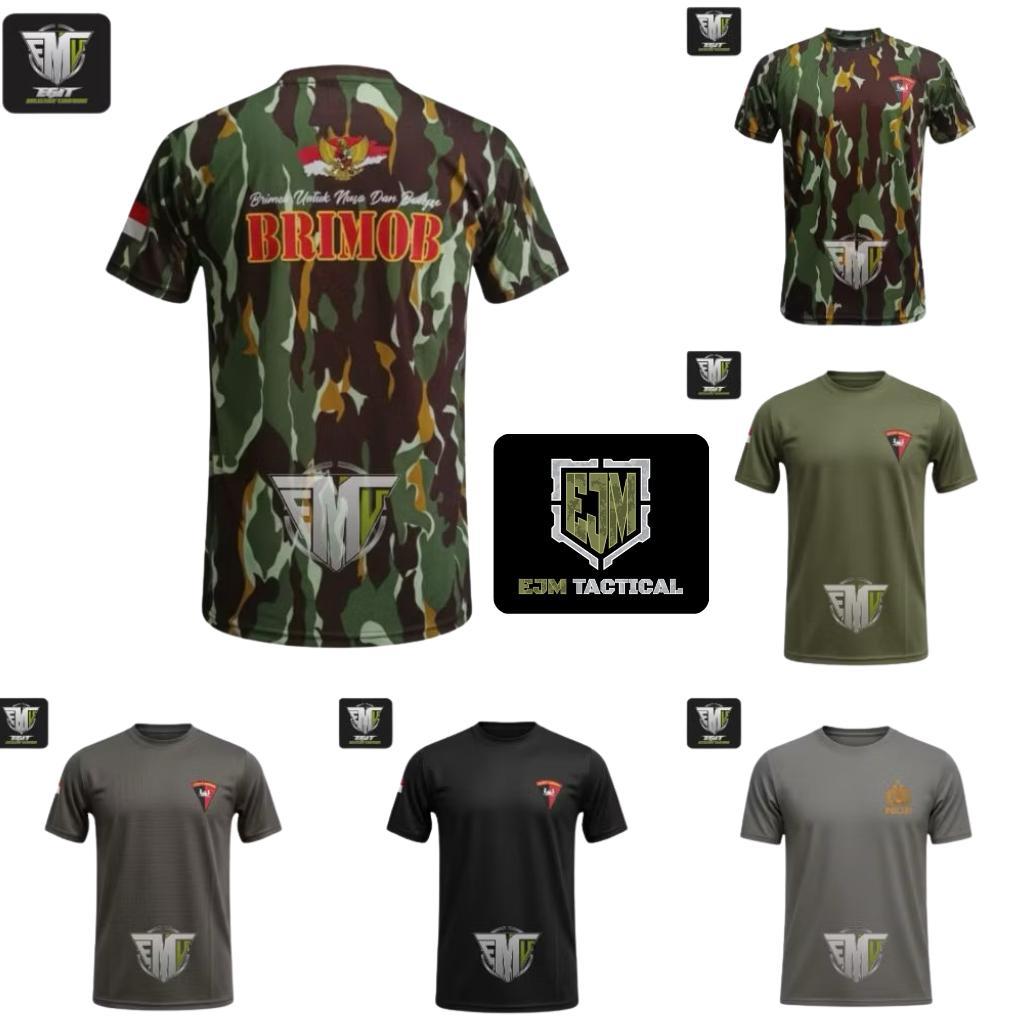 KAOS BRIMOB POLRI KAOS POLISI KAOS DRYFIT