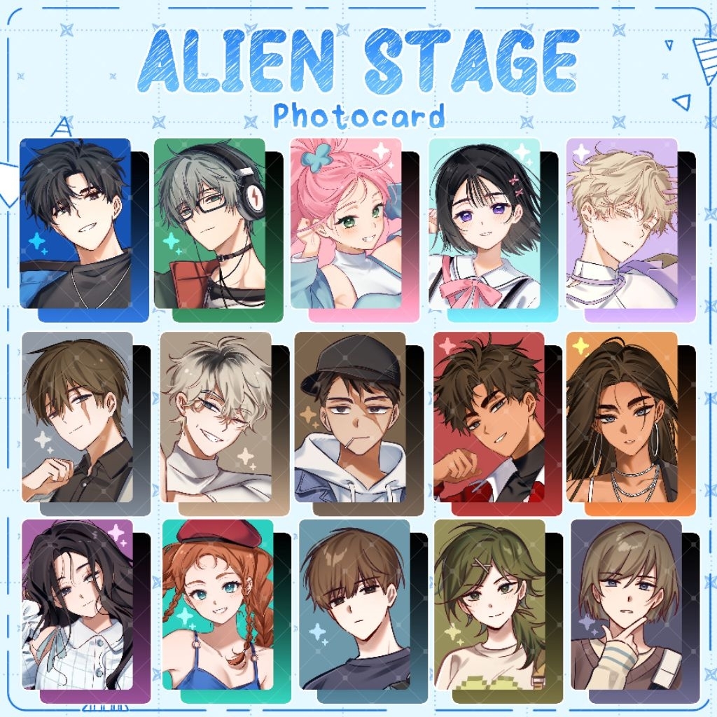Alien Stage Photocard - Modern AU - ALNST