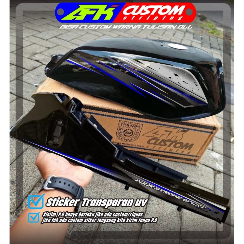 STRIPING HONDA GL PRO/MAX VARIASI / STIKER HONDA GL PRO MAX VARIASI CUSTOM / LIS STRIPING GL PRO MAX