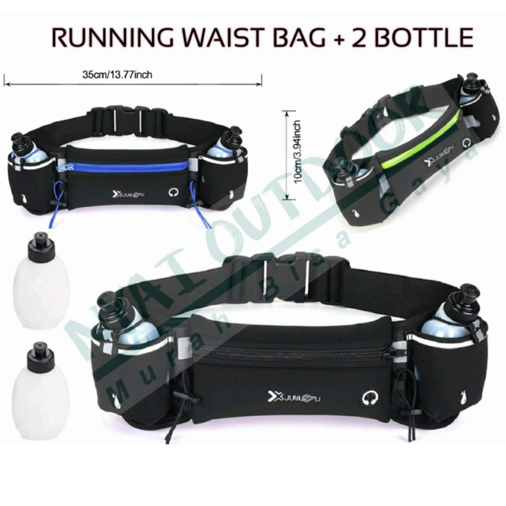 waist bag trail running tas pinggang olahraga joging botol minum