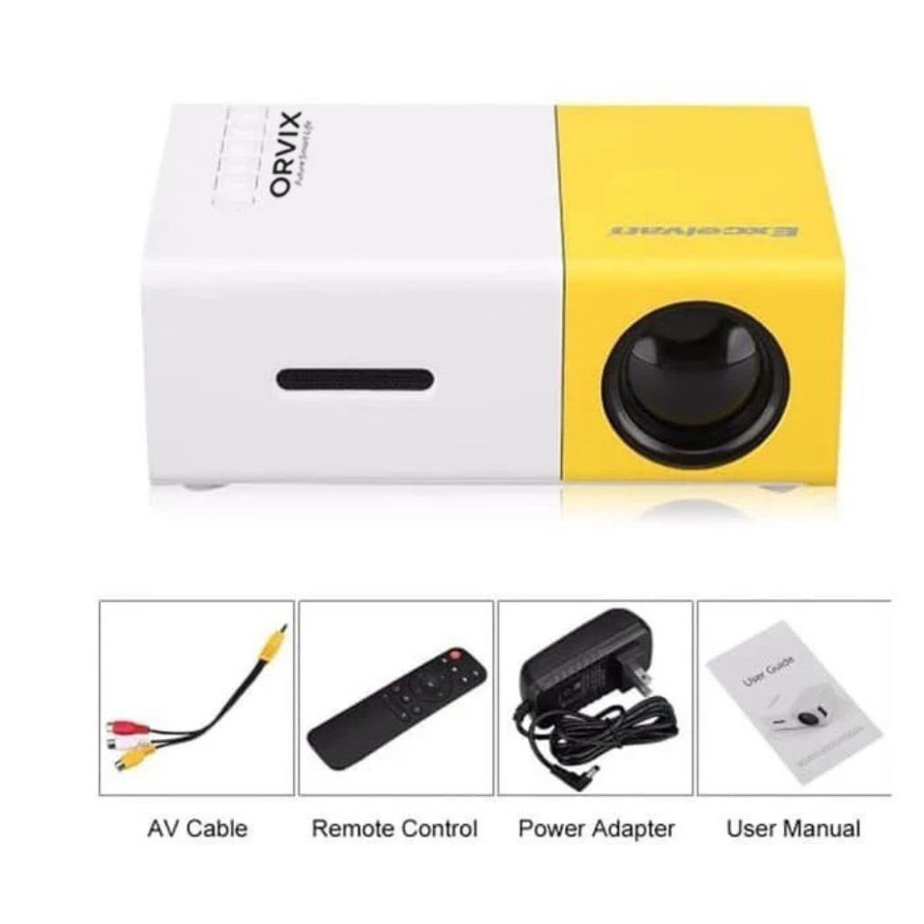 Mini Proyektor LED YG300 / YG-300 / YG 300 LCD Portable Projector Home