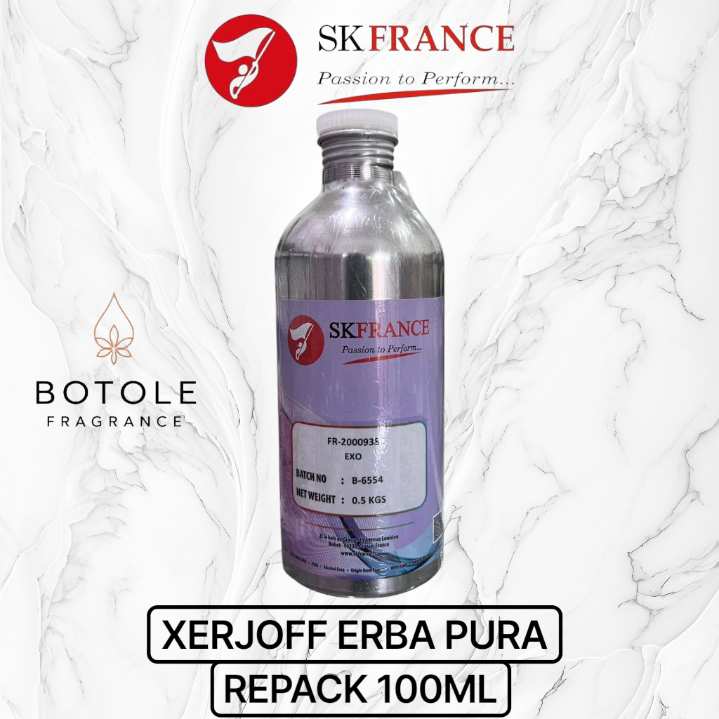 BIBIT PARFUME XERJOFF ERBA PURA BY SK FRANCE REPACK 100ML