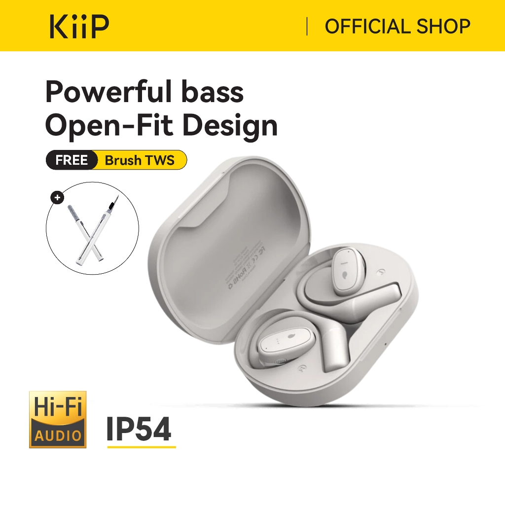 KiiP Wireless DTH10 OWS  Bluetooth Headset TWS Earphone Earhook Super Bass