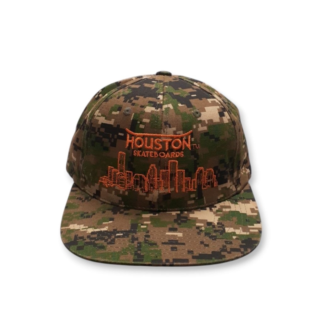 TOPI HOUSTON SKATEBOARDS CAMO SNAPBACK