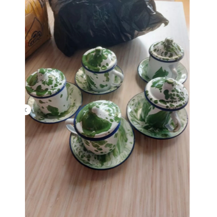 TERLARIS SET MUG ENAMEL BLIRIK JADUL(LEPEK,MUG,TUTUP)