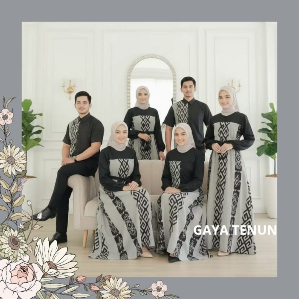 [GAYA TENUN]baju tenun - set couple - baju tenun couple - set couple tenun ethnic - set couple tenun