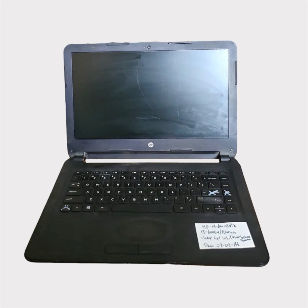 Laptop HP 14 Core i3 6006U  Tanpa Ram/HDD Murah Unit Minus