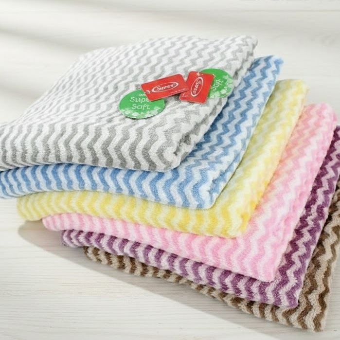 HANDUK SOREX / HANDUK KECIL / HANDUK SOREX HT 410 / HANDUK MOTIF ZIG-ZAG / HANDUK 35CMX35CM