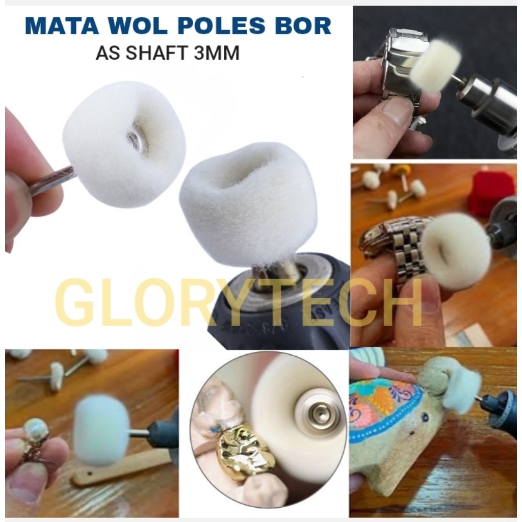 Bor Poles Wol Felt Polishing / Buffing Poles