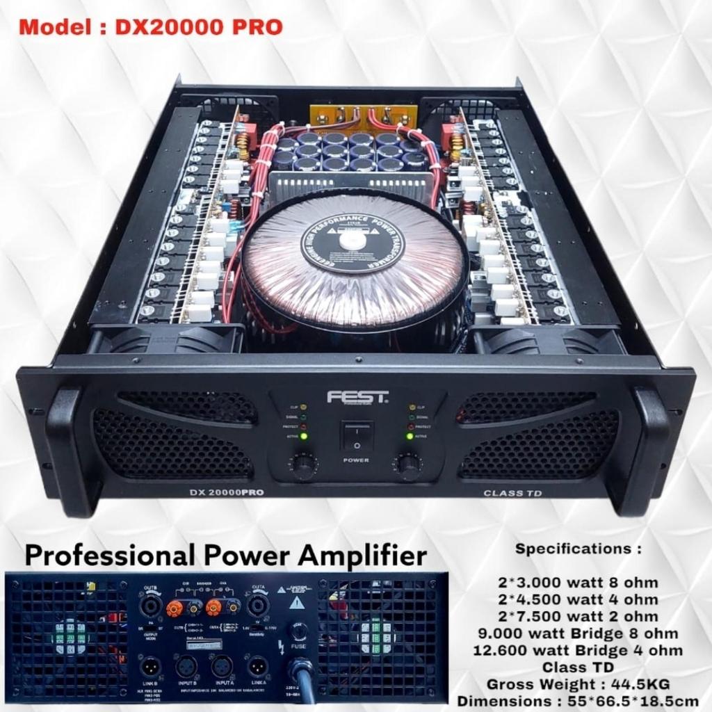 Power Amplifier FEST DX 20000 PRO Original Fest DX20000 PRO Class TD | MELODY CLASSIC