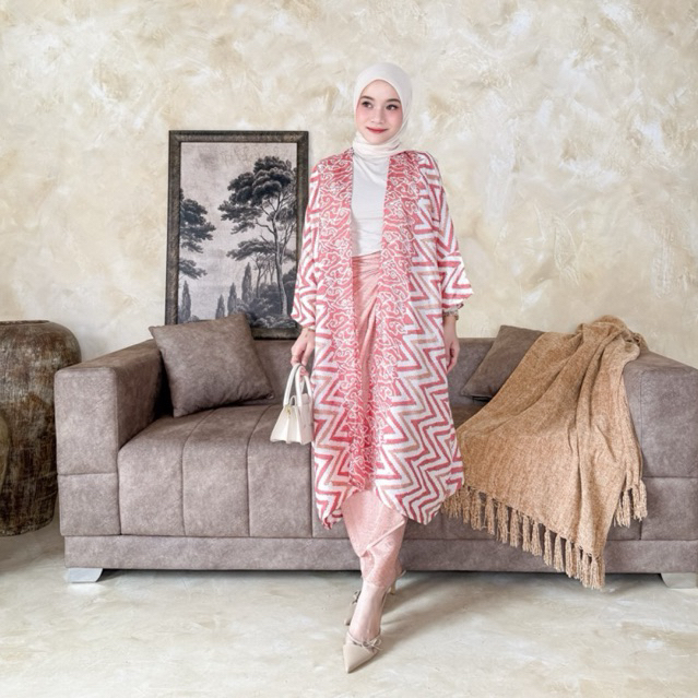 READY STOCK AYANA VISCOSE Outer Batik Set HANDMADE BATIK CAP TANGAN