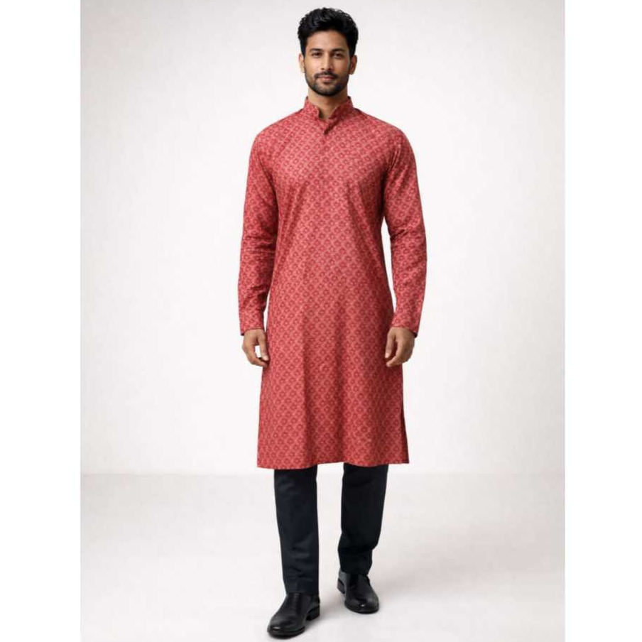 Baju Kurta Printed/Kemeja Cowok/ Baju koko/baju india
