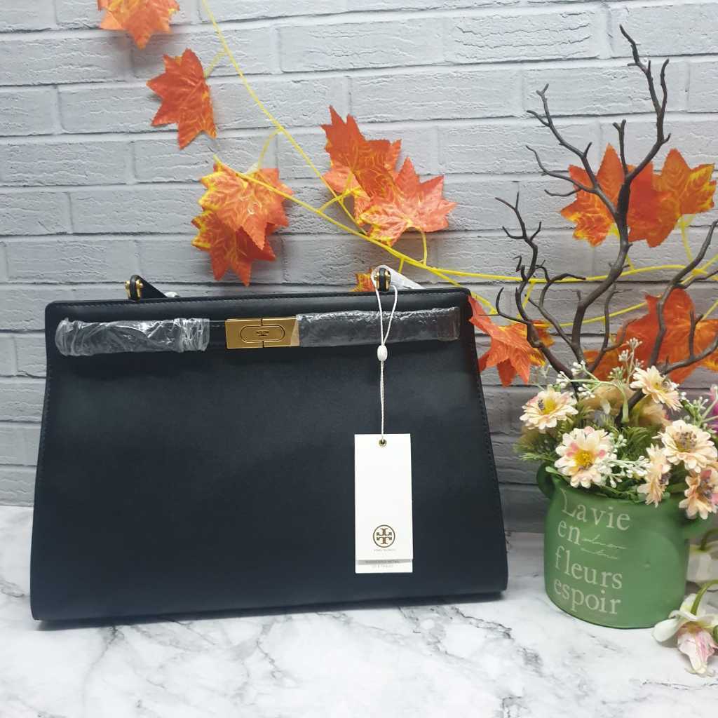 TB 49845 Lee Radziwill Satchel Black