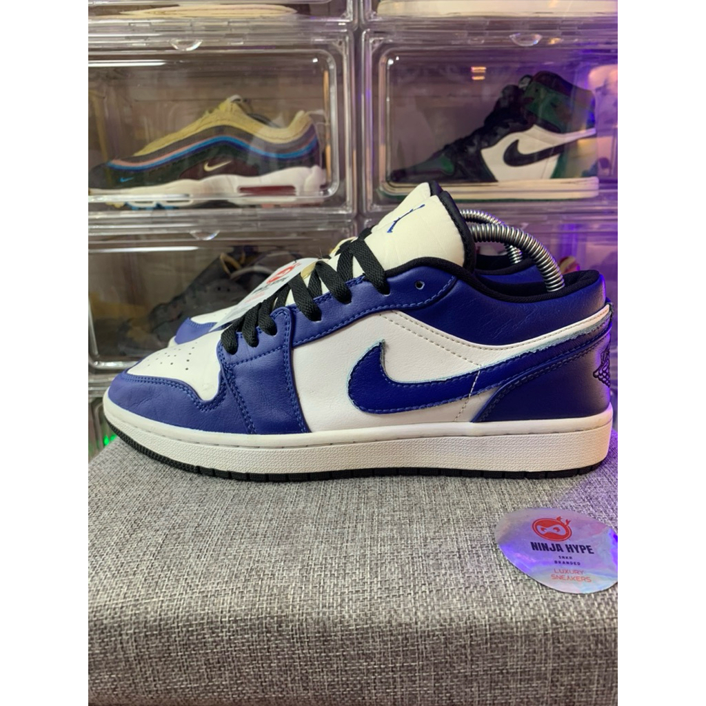 AJ 1 LOW GAME ROYAL BLUE , SEPATU , SHOES , SNEAKERS
