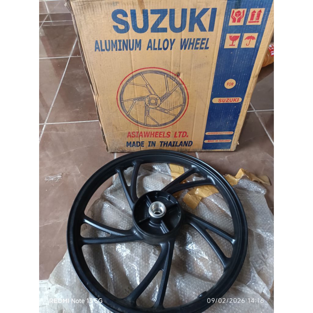velk velg belakang suzuki axelo cakram original suzuki