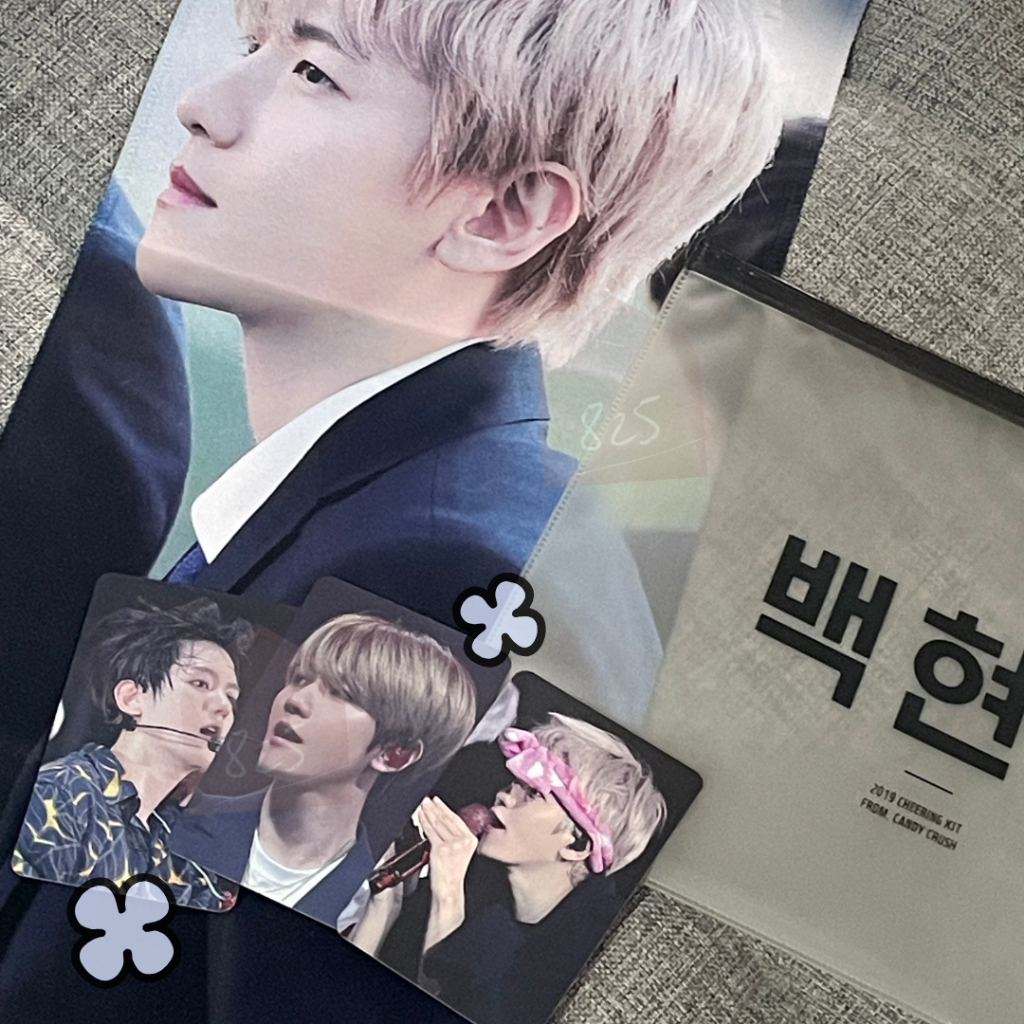 [READY STOCK] Slogan Cheering Kit Baekhyun by Candy Crush