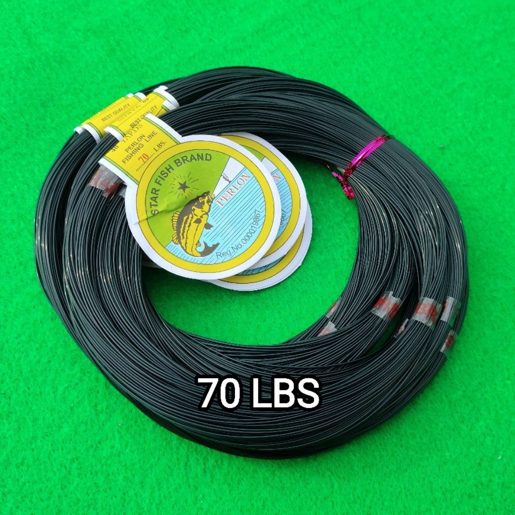 Senar Perlon 70 Lbs Hitam / Senar Pancing Laut Super Kuat / Ecer