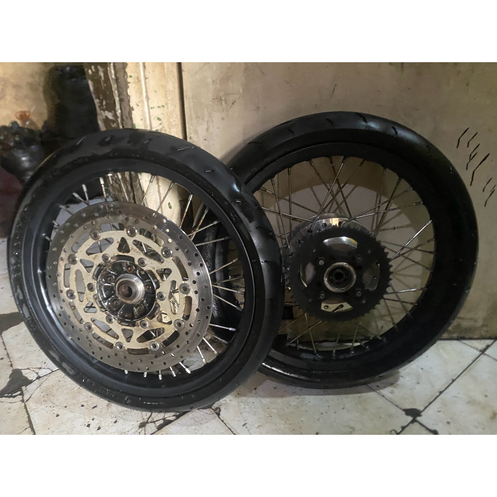 velg set ring 17 tromol megapro ring rossi ban bagus