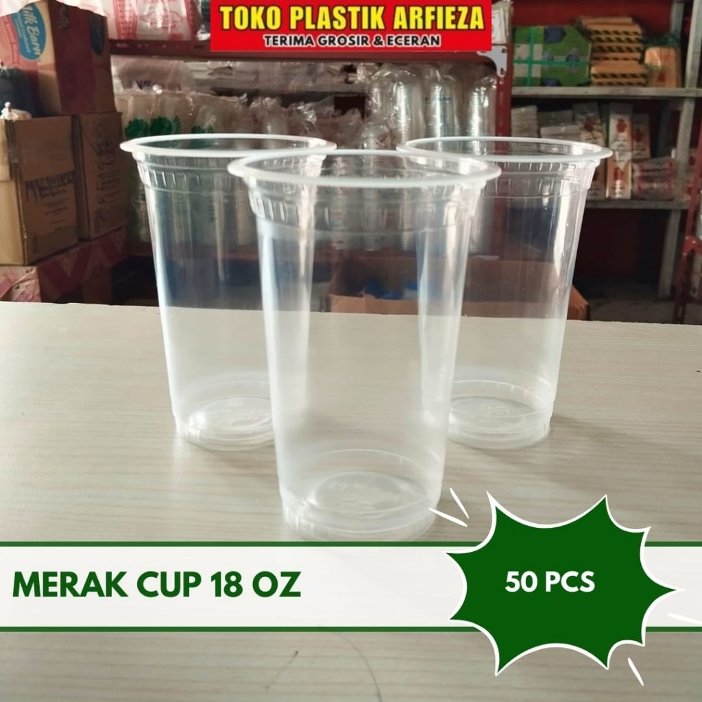 Cup 18oz Slim/Datar/Standar