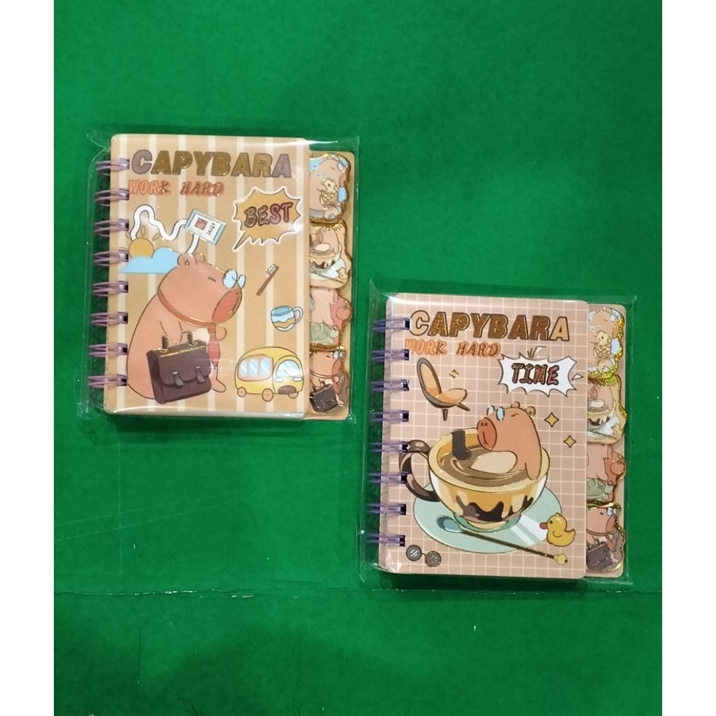 NOTES KAWAT A7 FANCY CAPYBARA NOTES FANCY NOTES KARAKTER NOTES CAPYBARA