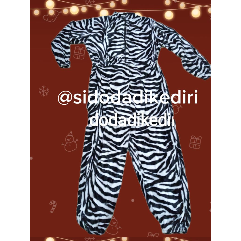 baju Macan Kaos Macan Bahan Kain bludru Kaos Barongan kostum Macan