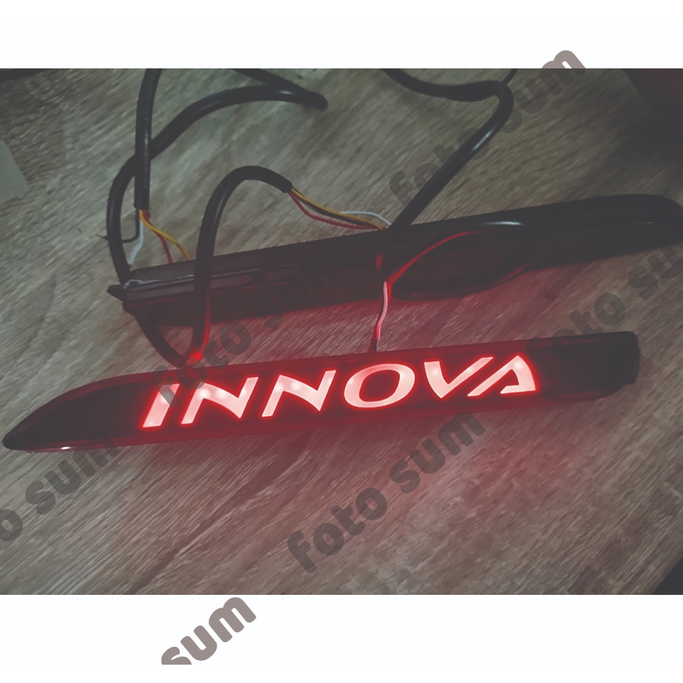 LAMPU LED BUMPER MOBIL INNOVA 2004-2015 TULISAN INNOVA RUNNING