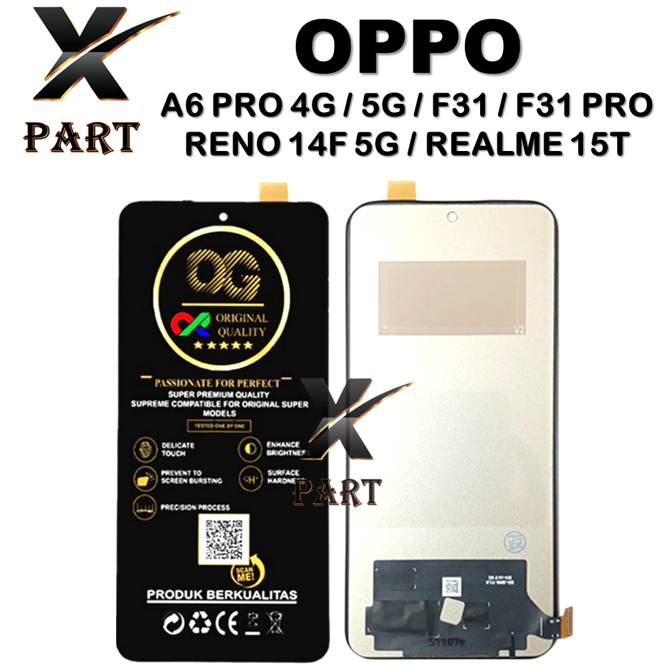 LCD TOUCHSCREEN OPPO A6 PRO 4G / 5G / F31 / F31 PRO / RENO 14F 5G / 15T ORIGINAL FULLSET