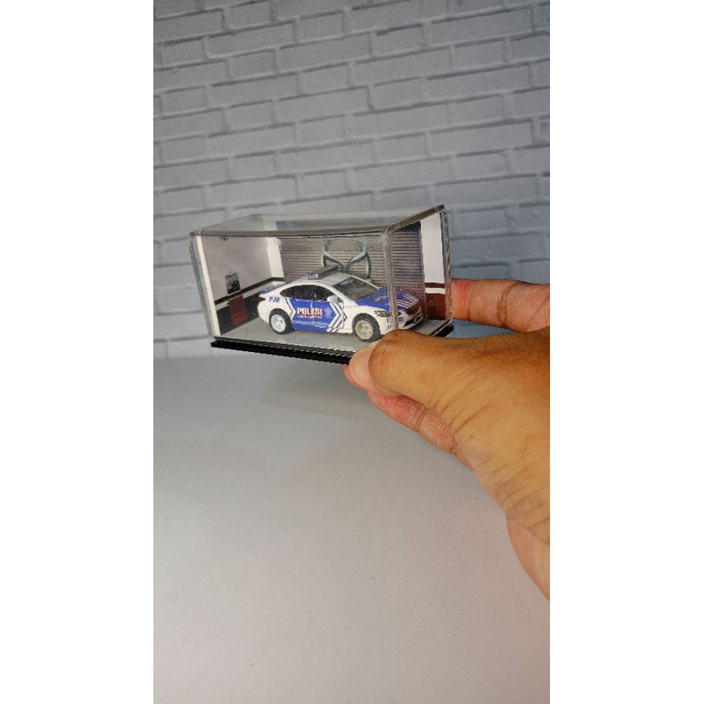 Diecast Miniatur Mobil Polisi Lalulintas Patwal PJR Mazda 6 Atenza 1/64 Model Mobil Diecast Mobil Po