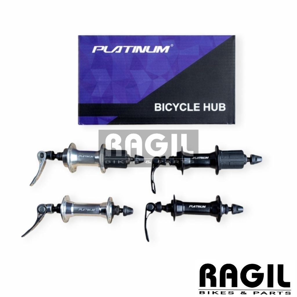 HUB FREEHUB PLATINUM SLUP CASSETTE 32 36 HOLE HITAM SILVER 7 8 9 10 11 SPEED LUBANG 32H 36H BEARING 