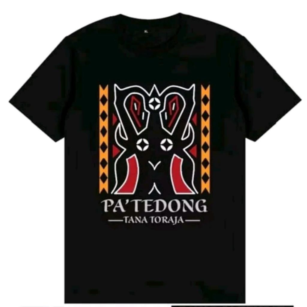 KAOS PA'TEDONG TANA TORAJA MOTIF BATIK