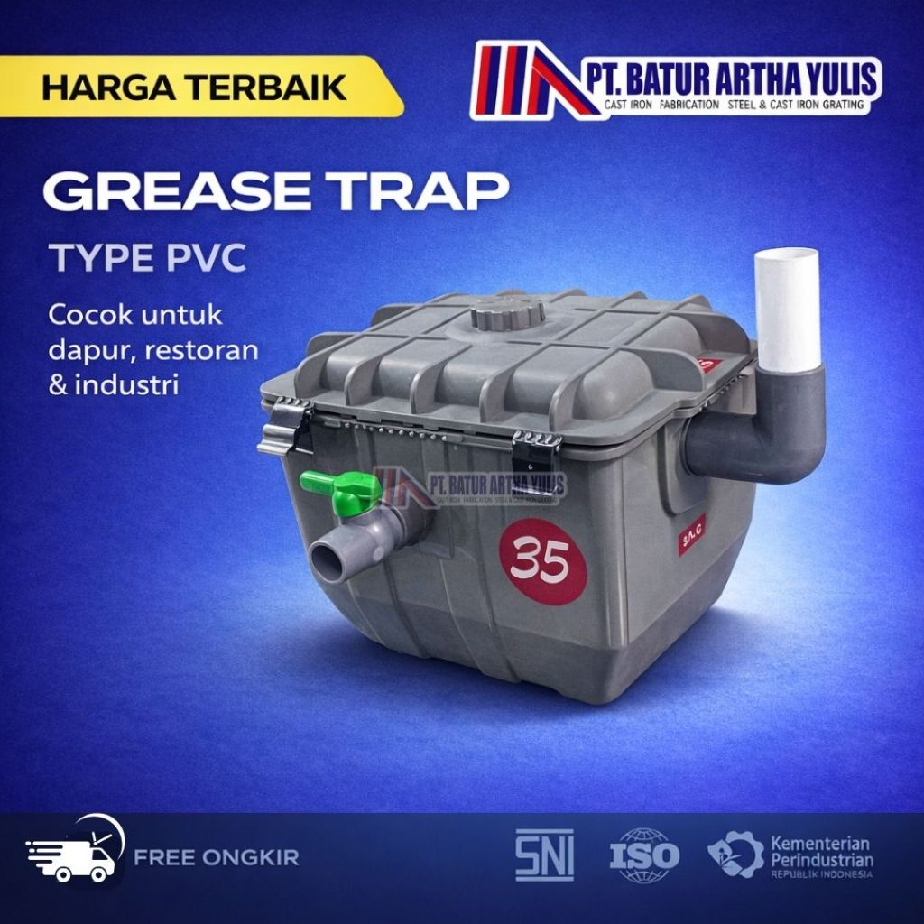 GREASE TRAP PVC | PENYARING MINYAK WASTAFEL | PERANGKAP MINYAK