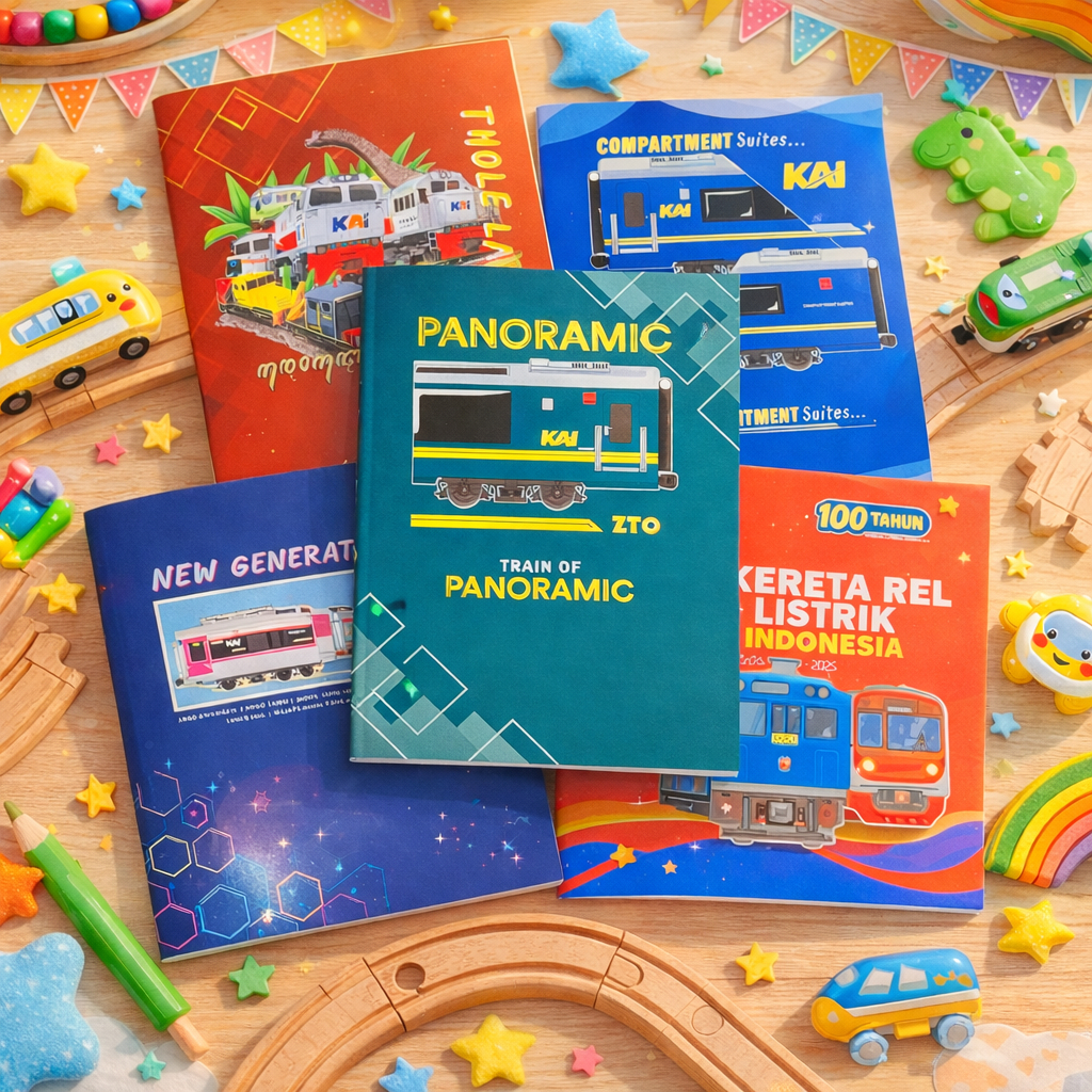 Buku Tulis  Kereta Api | Iman Zto