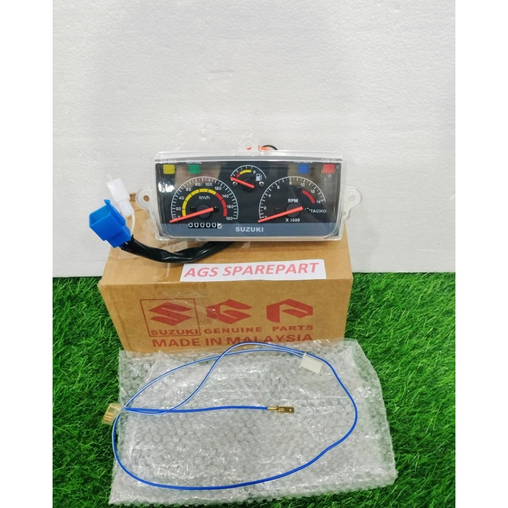 Speedometer Spedo KM dengan RPM untuk Motor Satria 2 Tak Model Lumba Ru - Aksesoris Sepeda Motor