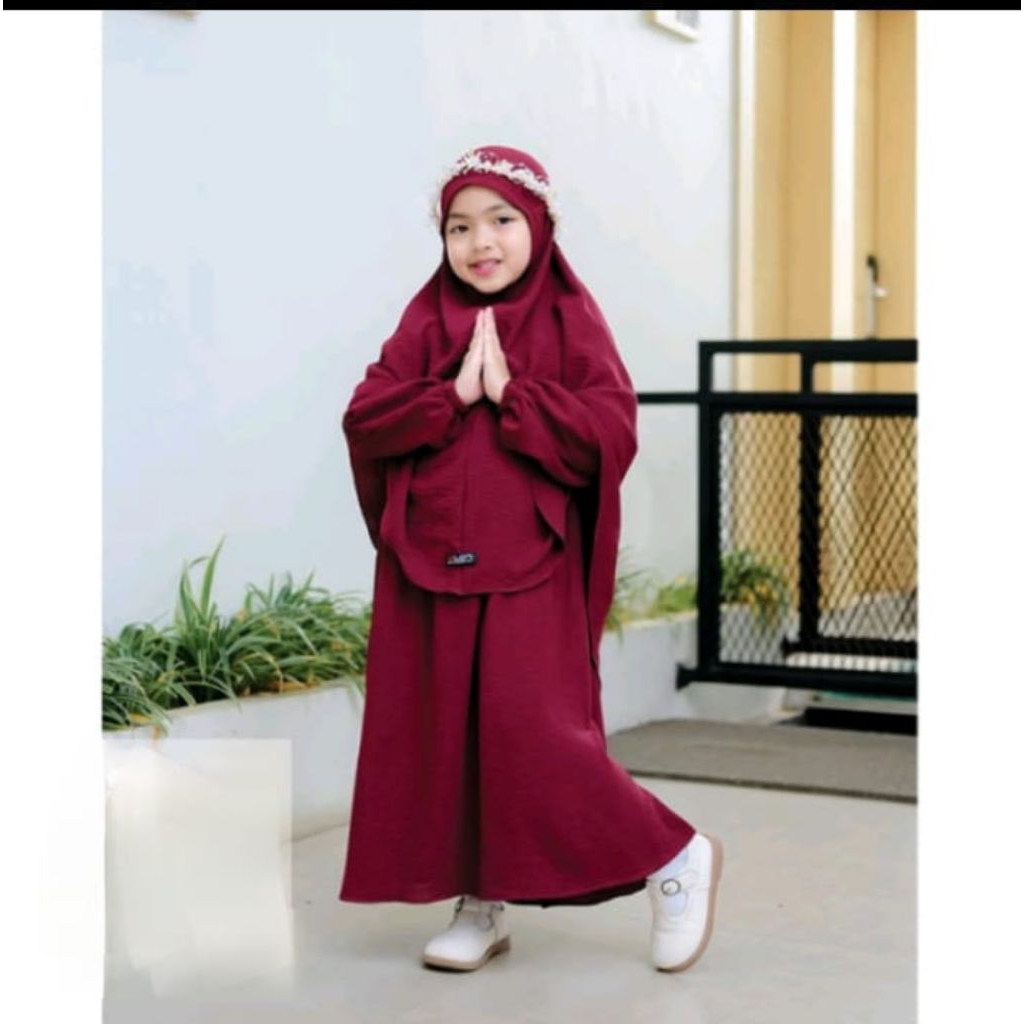 GAMIS ANAK gamis anak perempuan set jilbab jumbo