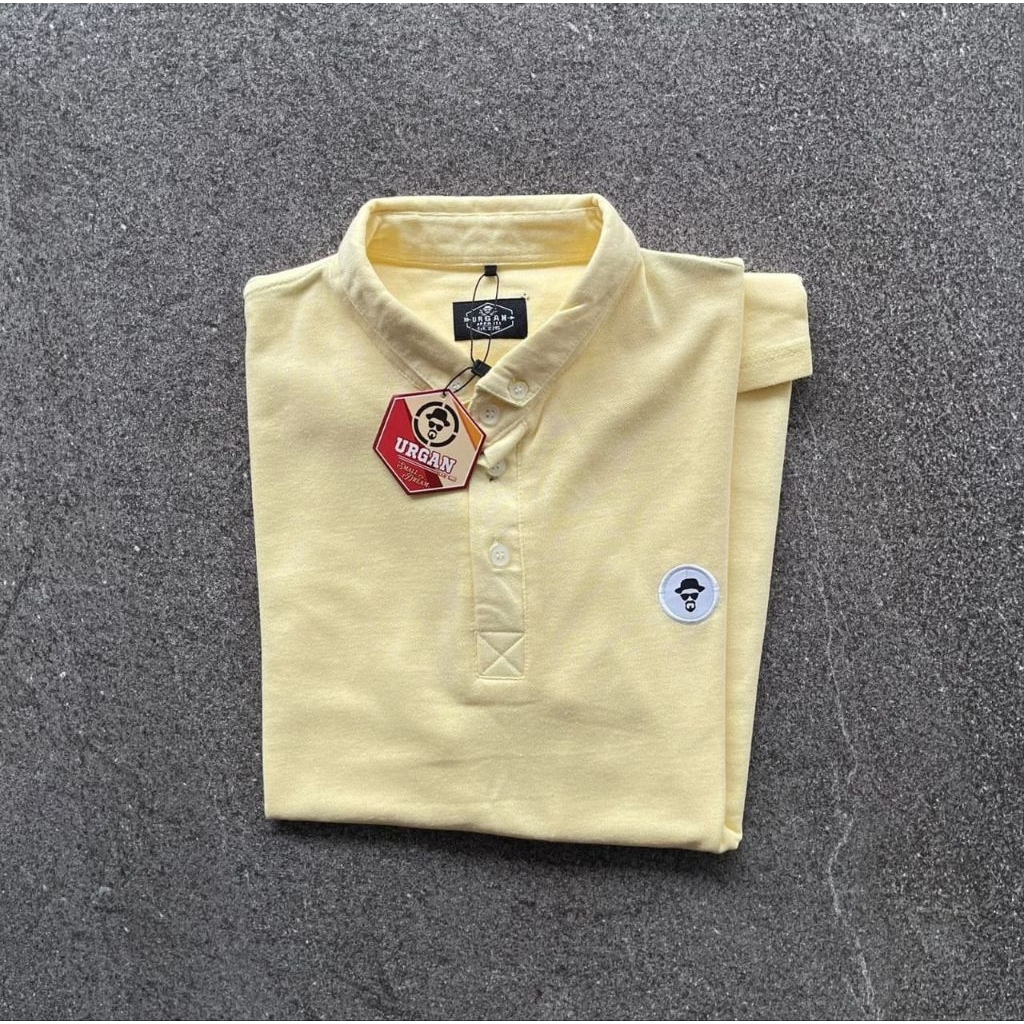 Kaos Polo Pria Premium Combed Tebal | Kaos Krah Polo Shirt Urgan Limited Edition | Allsize Fit L