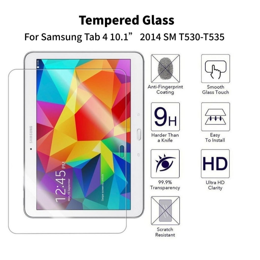 Antigores Samsung Tab 4 10.1"inch 2014 /T530 /T531 /T535  tempered glass samsung tab 4 / Anti gores 