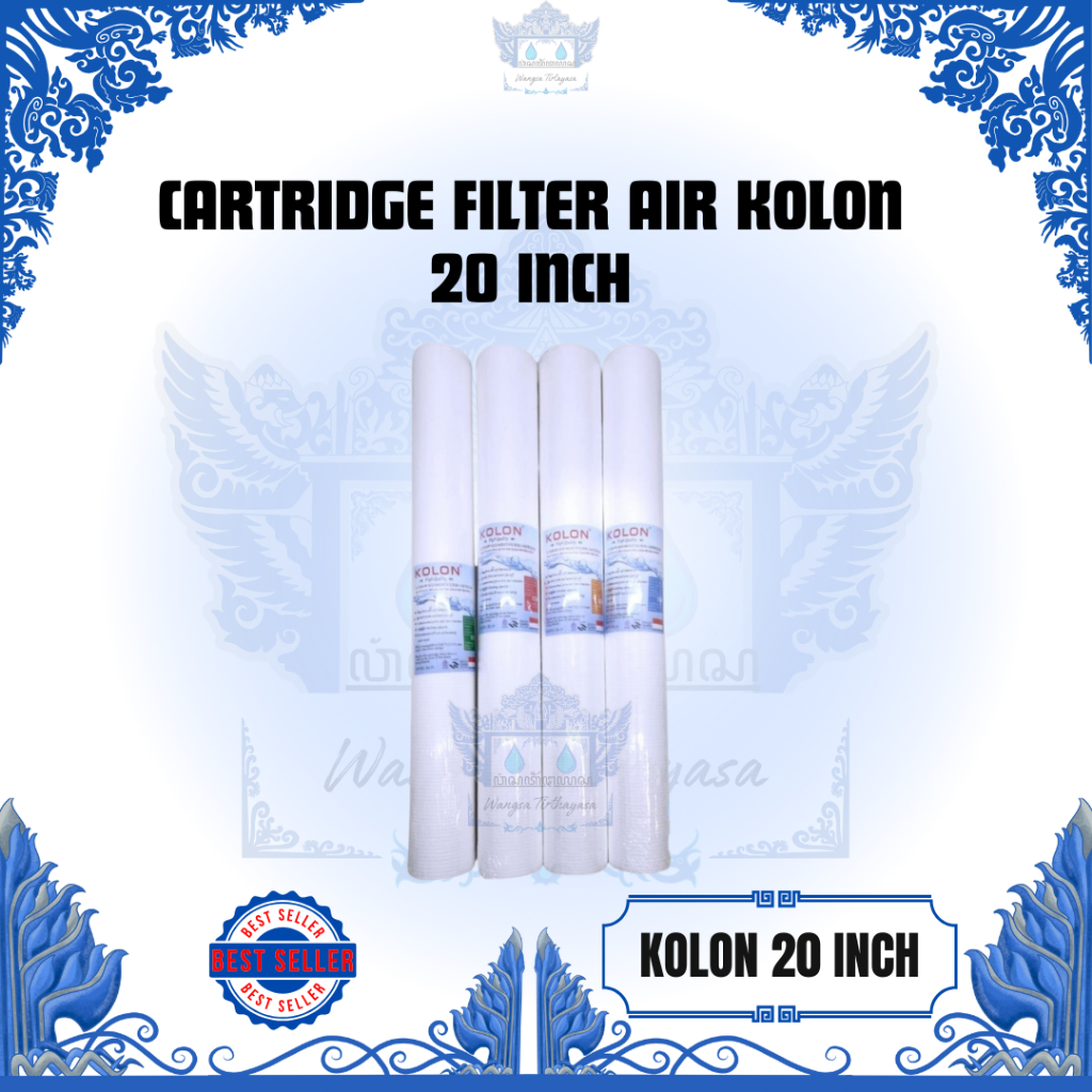 CARTRIDGE FILTER AIR KOLON 20 INCH / SPUN FILTER AIR KOLON 20 INCH / SEDIMENT FILTER AIR KOLON 20 IN