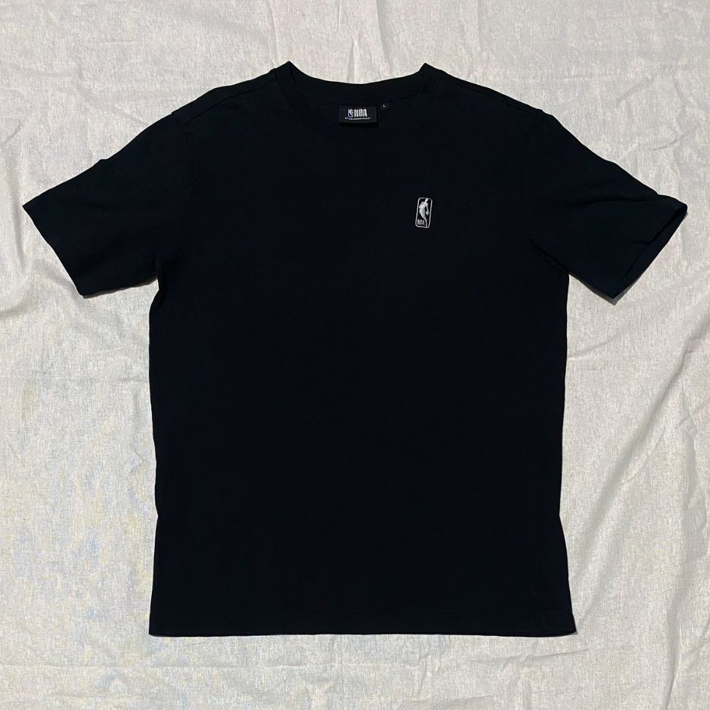 kaos nba second logo bordir