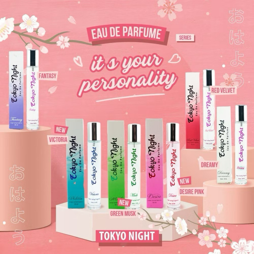 Tokyo Night Parfum 30ml Original BPOM - Parfum Tokyo Night