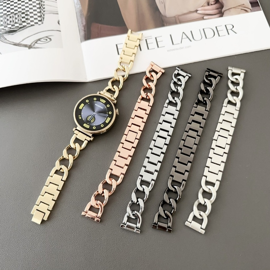 Strap Wanita Huawei Watch/Band/GT/GTPRO Stainless Steel  - Strap Wanita Samsung Galaxy Watch/Gear/FE
