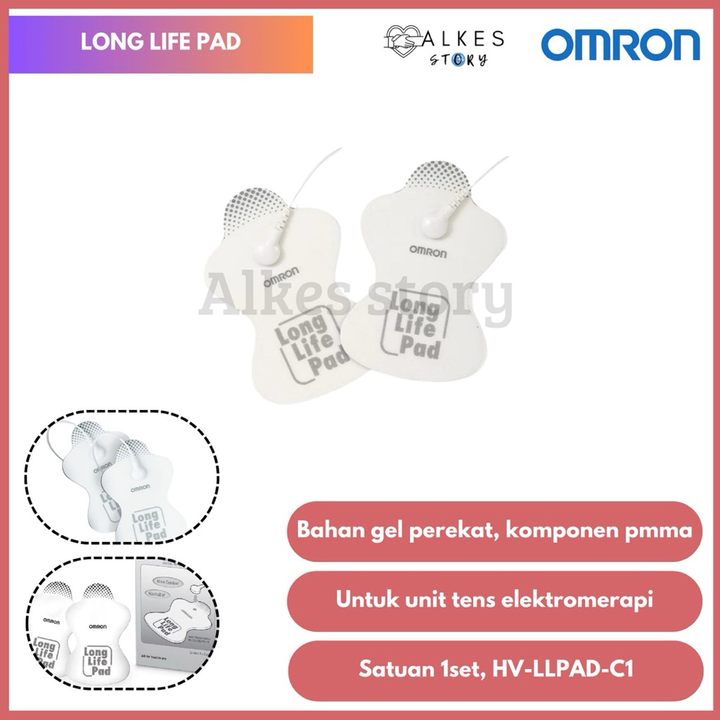 OMRON-ALKESSTORY Long Life Pad Original 1 Pair HV F 128/HV F127/HV F021