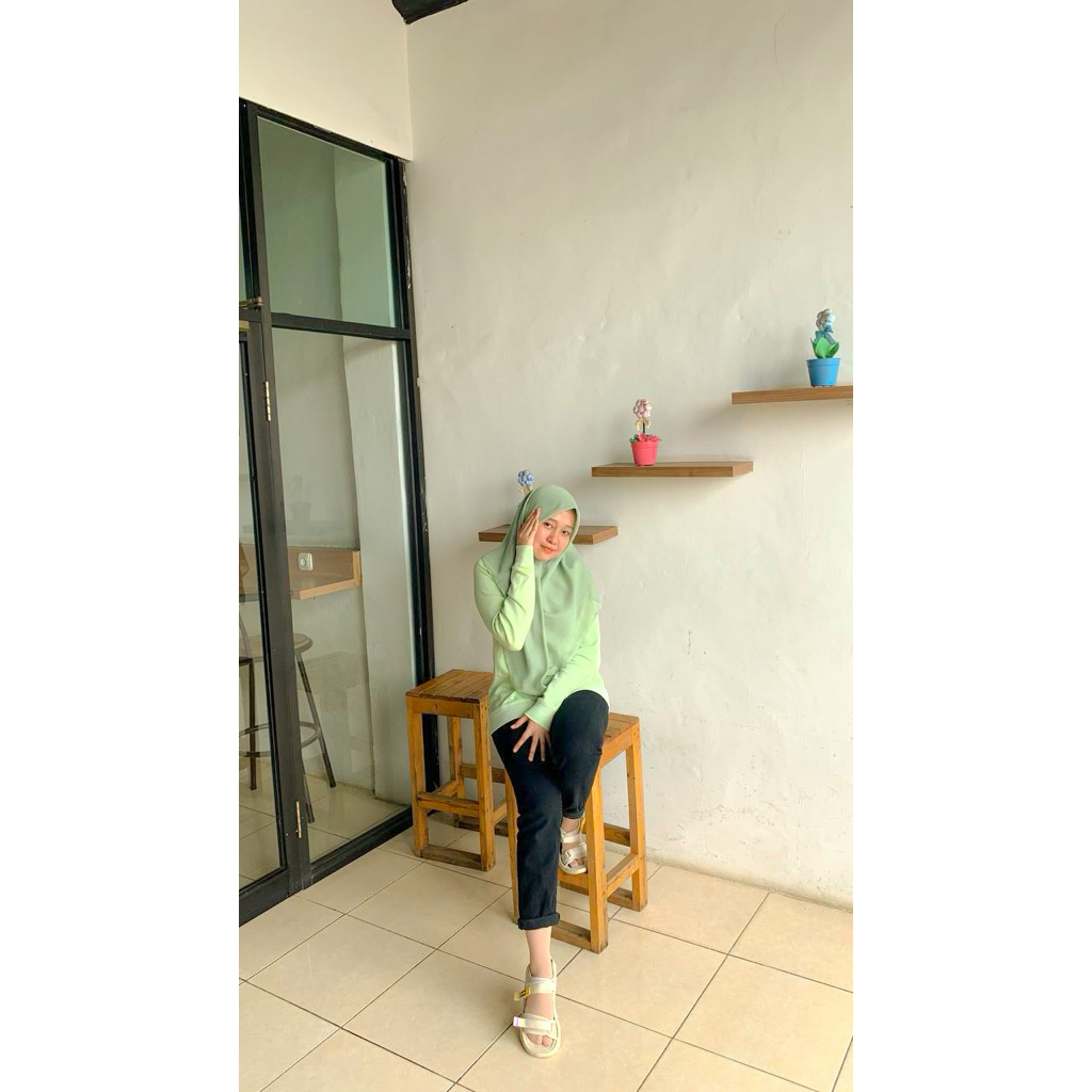 Hijab Paris Jadul Ori (tanpa label)