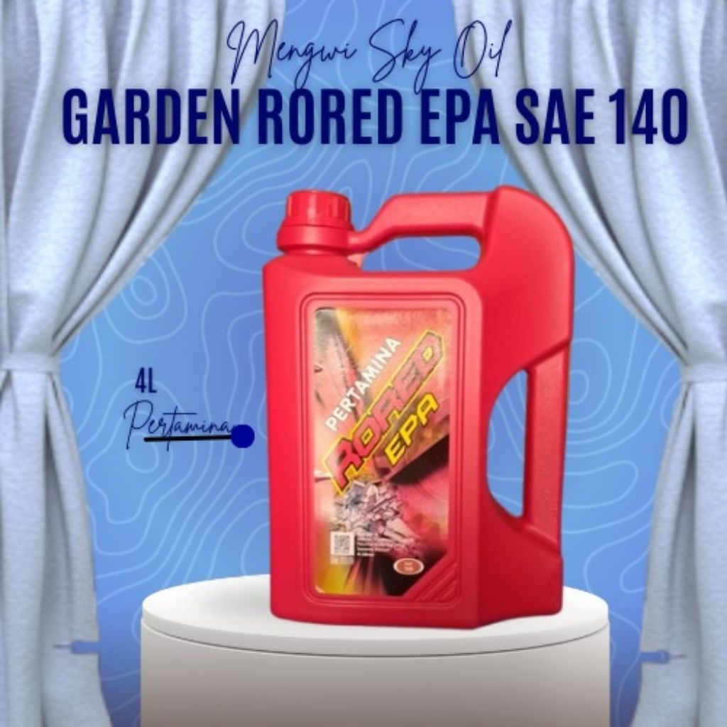 Oli Transmisi Gardan Rored EPA SAE 140, 4 Liter